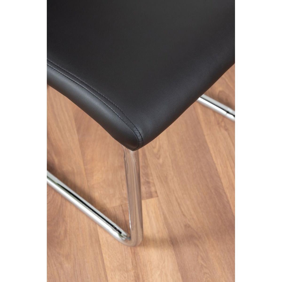 Novara White High Gloss 120cm Dining Table 4 Lorenzo Chairs - Mustard – image 15