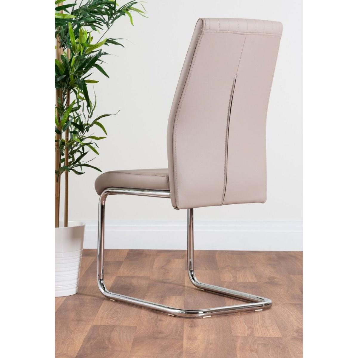 Novara White High Gloss 120cm Dining Table 4 Lorenzo Chairs - Mustard – image 17