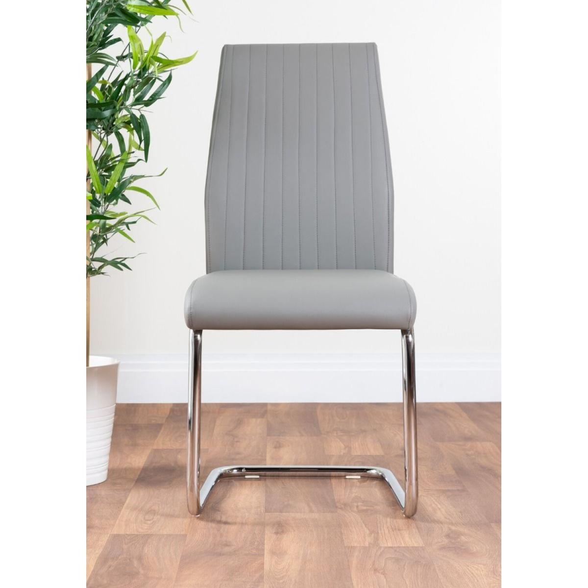 Novara White High Gloss 120cm Dining Table 4 Lorenzo Chairs - Mustard – image 23