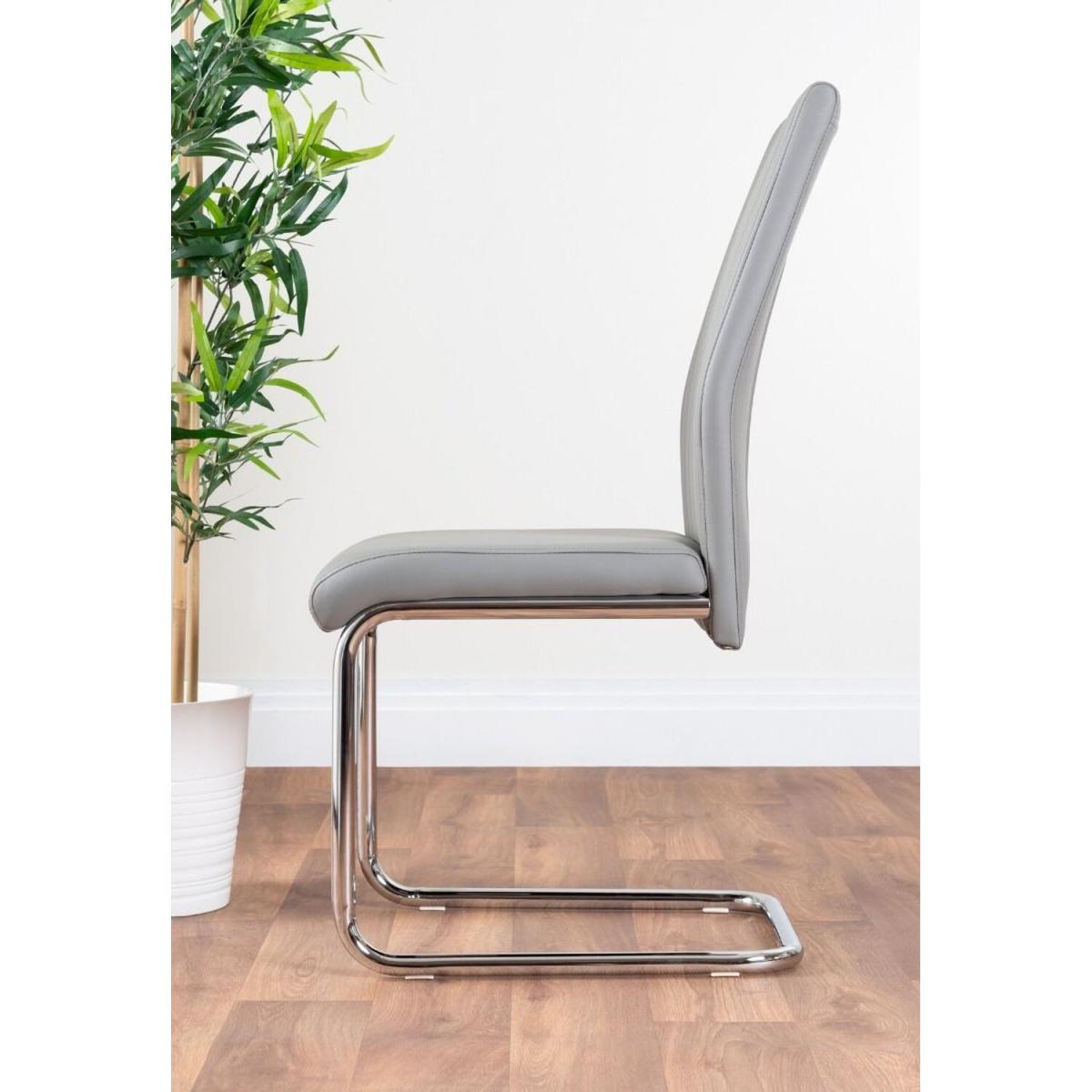 Novara White High Gloss 120cm Dining Table 4 Lorenzo Chairs - Mustard – image 24