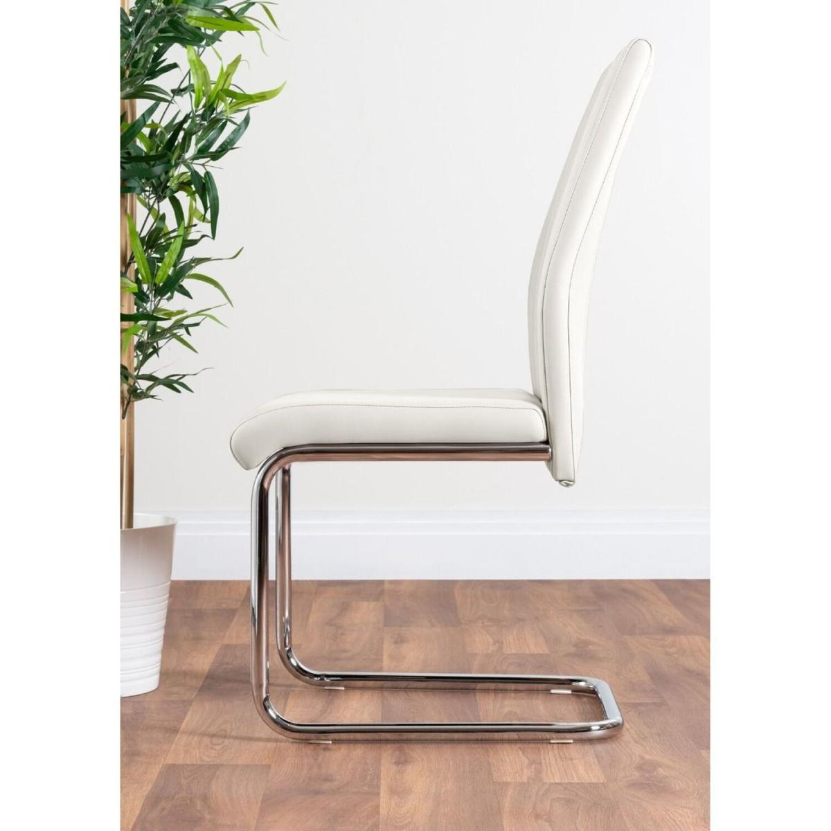 Novara White High Gloss 120cm Dining Table 4 Lorenzo Chairs - Mustard – image 40