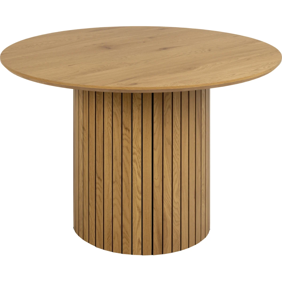 Yale Dining Table in Oak 120cm includes 4 Ines Dining Chairs in Olive Green - Oak & Olive Green – image 8