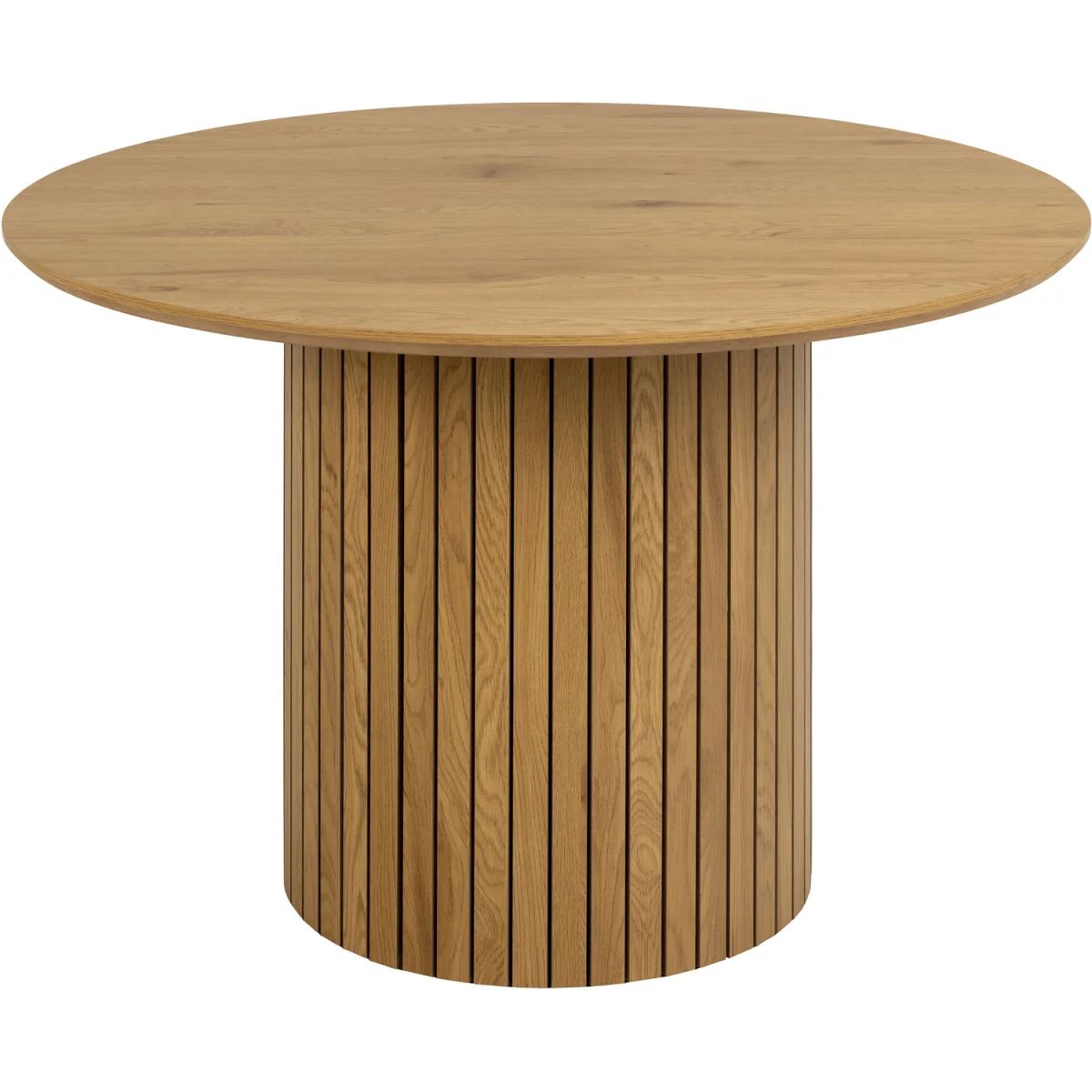 Yale Dining Table in Oak 120cm includes 4 Ines Dining Chairs in Olive Green - Oak & Olive Green – image 9