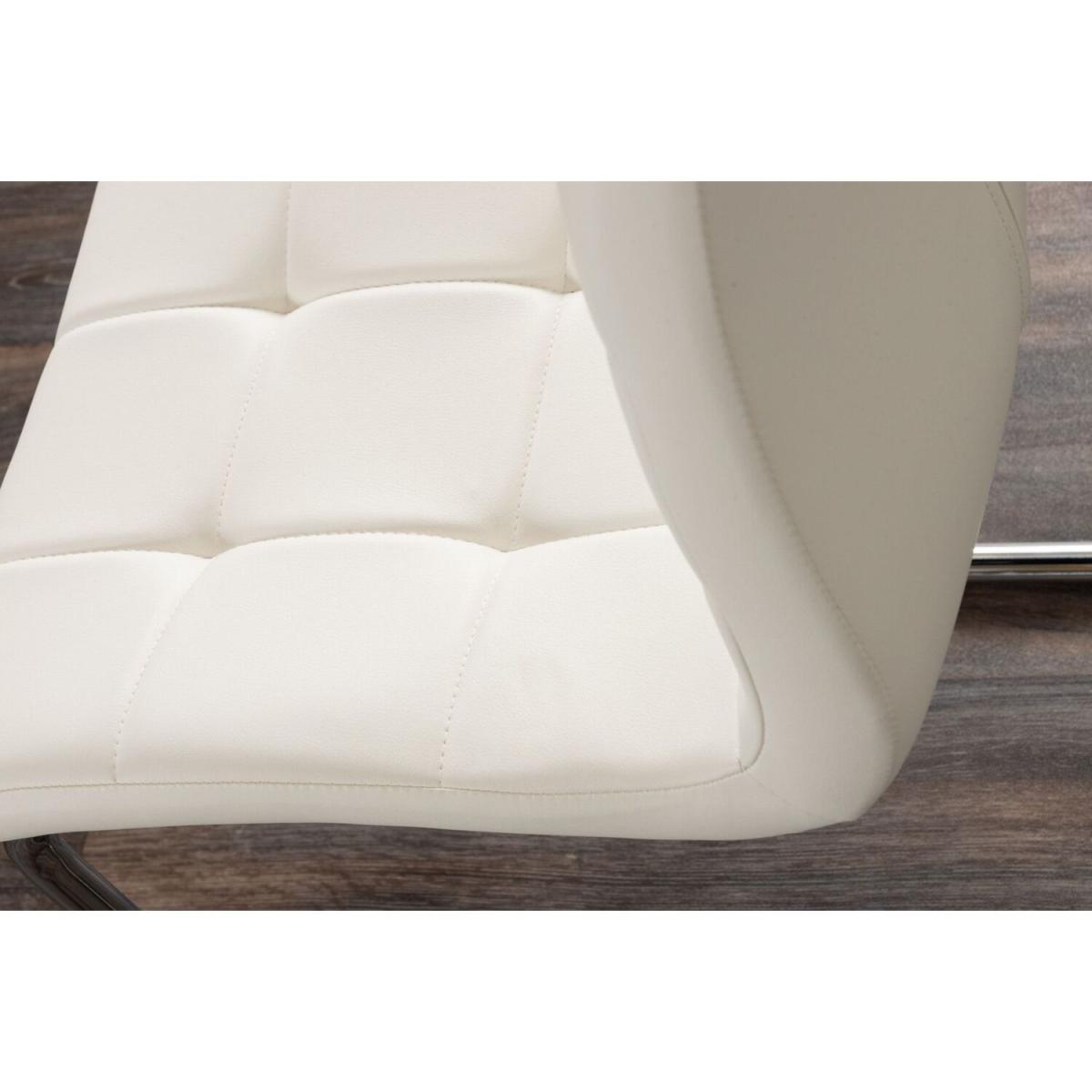 Kylo White High Gloss Dining Table  6 Murano Chairs - White – image 11