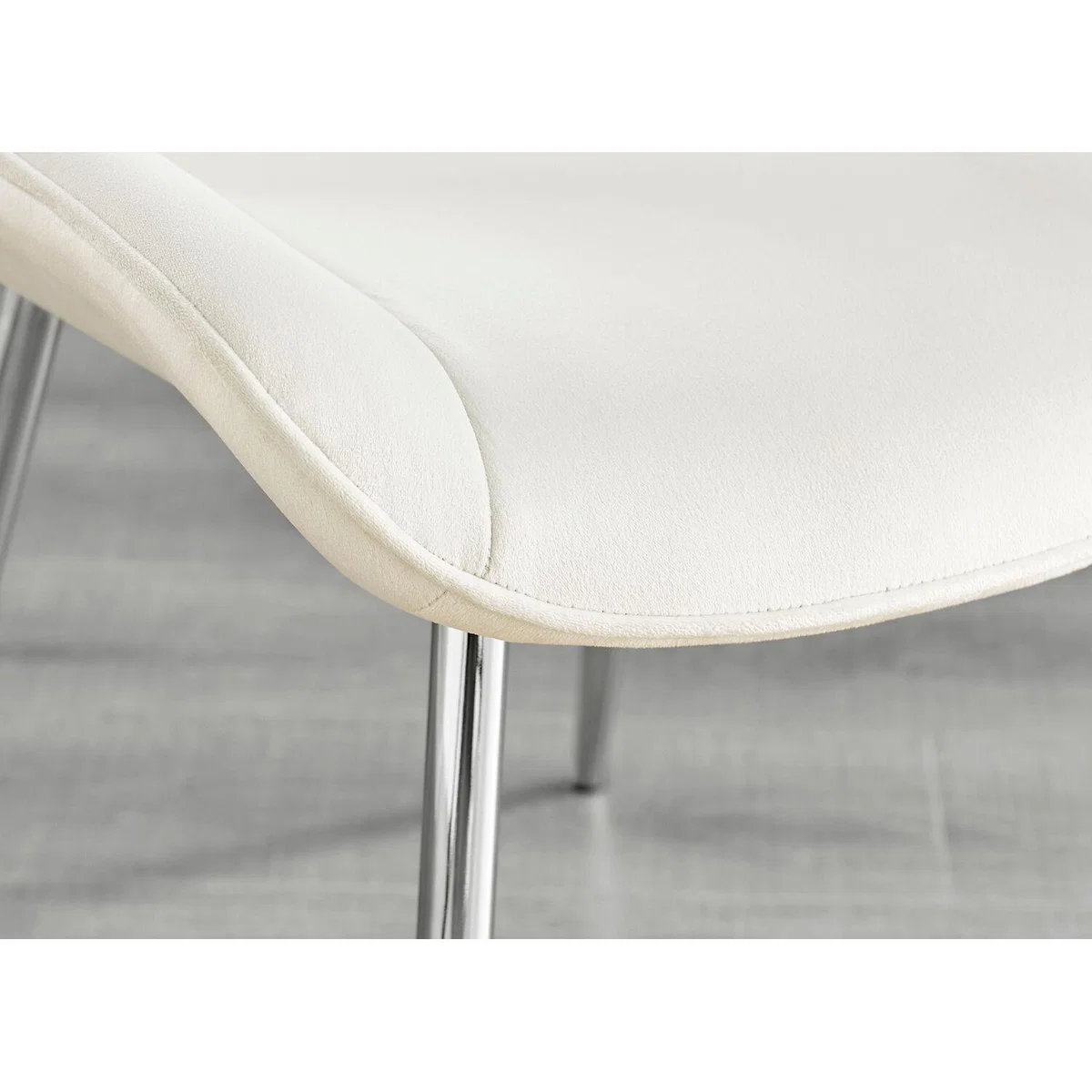 Kylo White Marble Effect Dining Table and 4 Pesaro Silver Leg Chairs - Navy – image 19