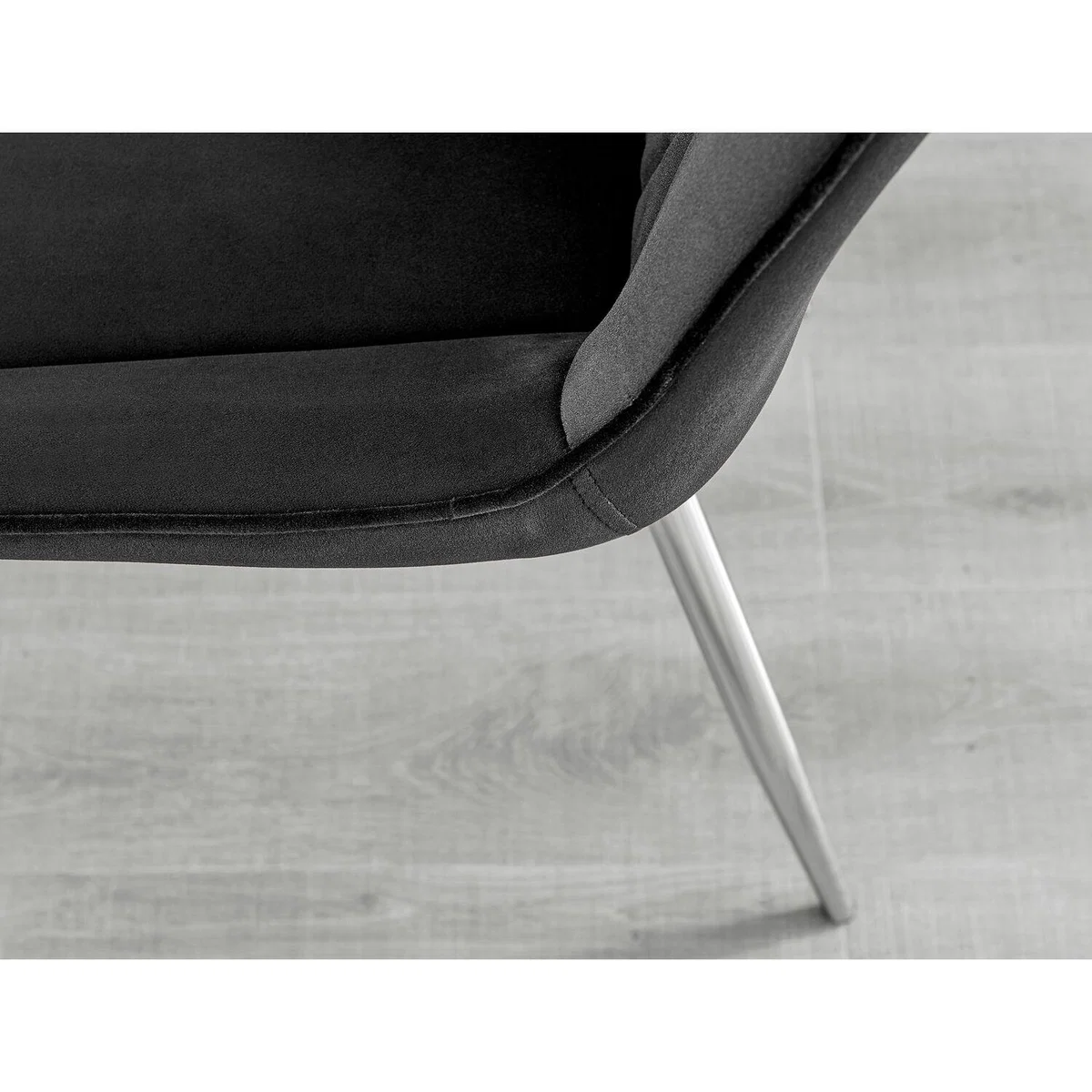 Kylo White Marble Effect Dining Table and 4 Pesaro Silver Leg Chairs - Navy – image 10