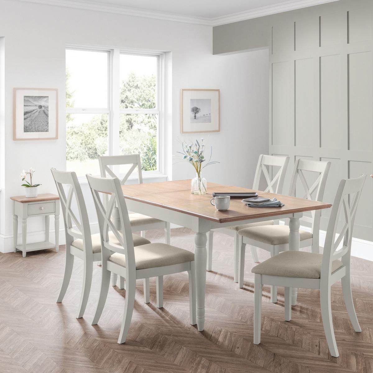 Provence Table and Chairs Set - Grey / 1 Table and 6 Chairs – image 10