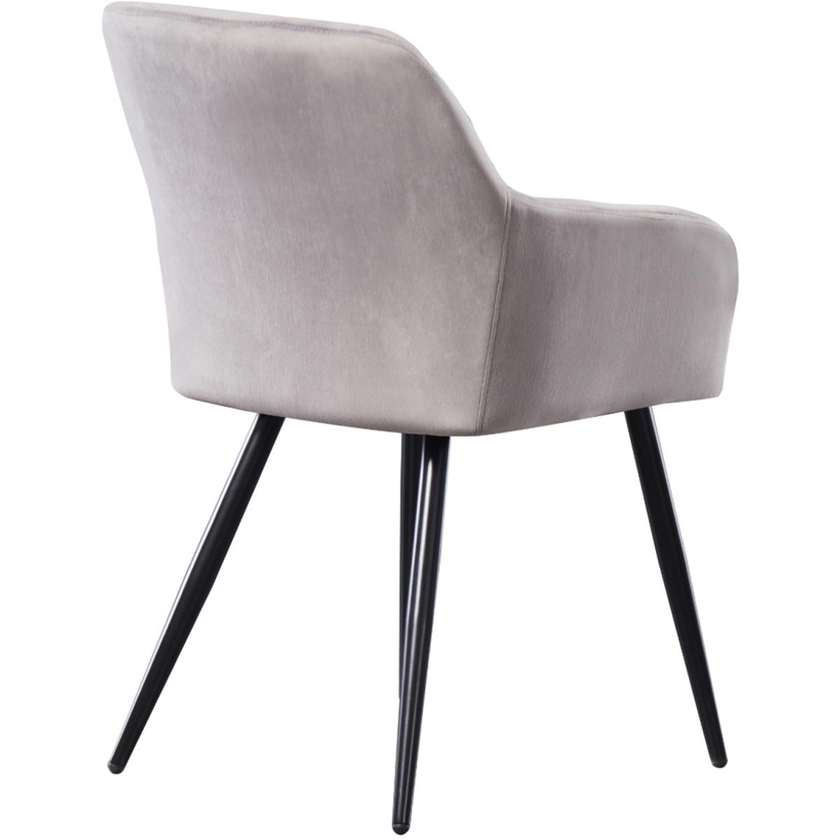 Camden Duke LUX Dining Set Includes a Table with Set of 4 chairs - Light Grey – image 4