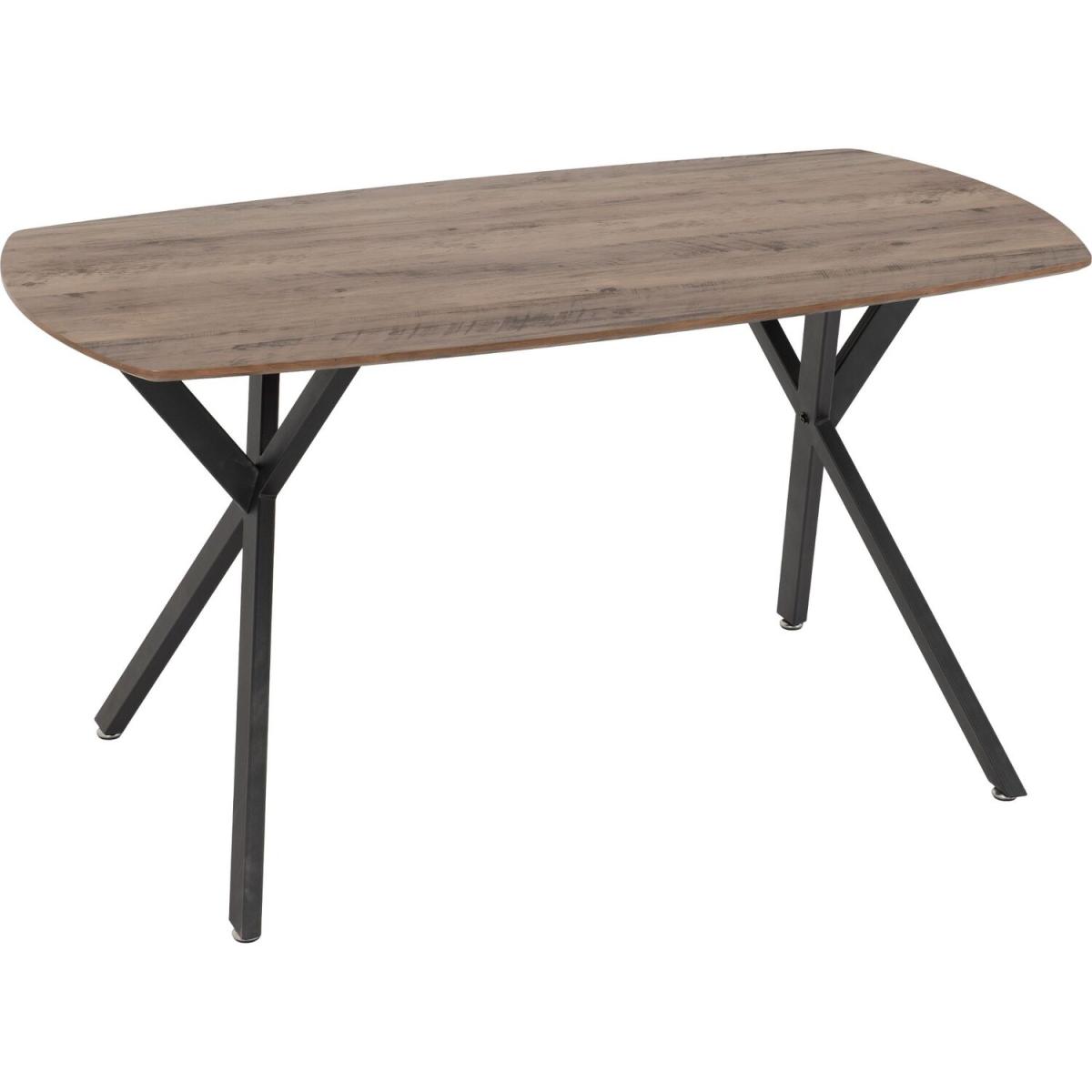 Athens Oak Rectangular Dining Set - oak effect – image 2