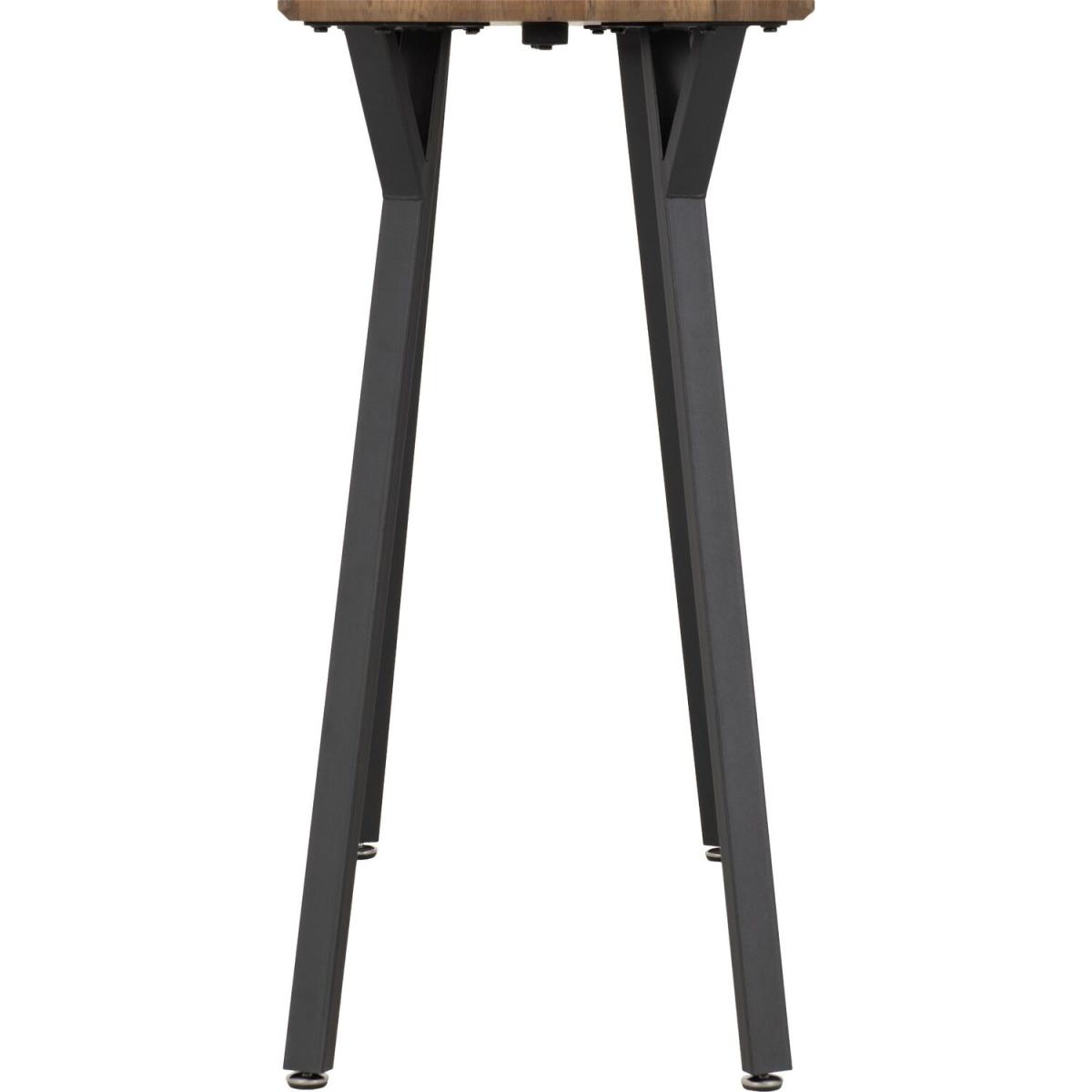 Quebec Bar Table With Two Bar Chairs - MEDIUM OAK EFFECT – image 3