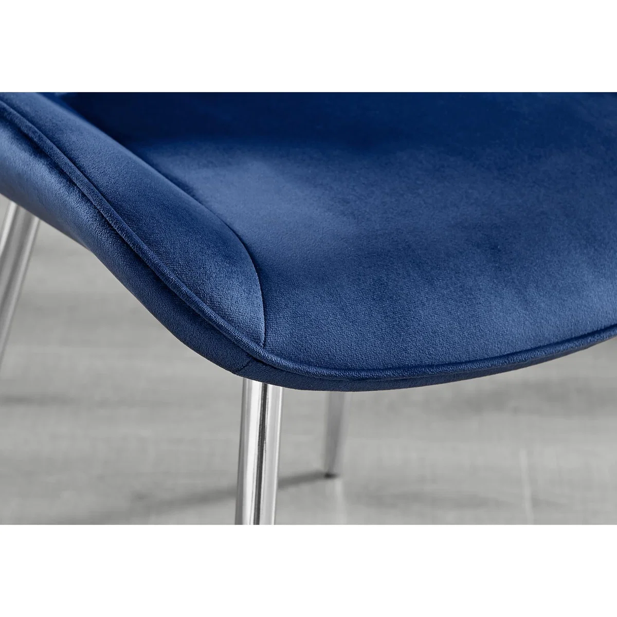 Lira 100cm Grey Metal Extending Dining Table 4 Pesaro Silver Chairs - Black – image 61