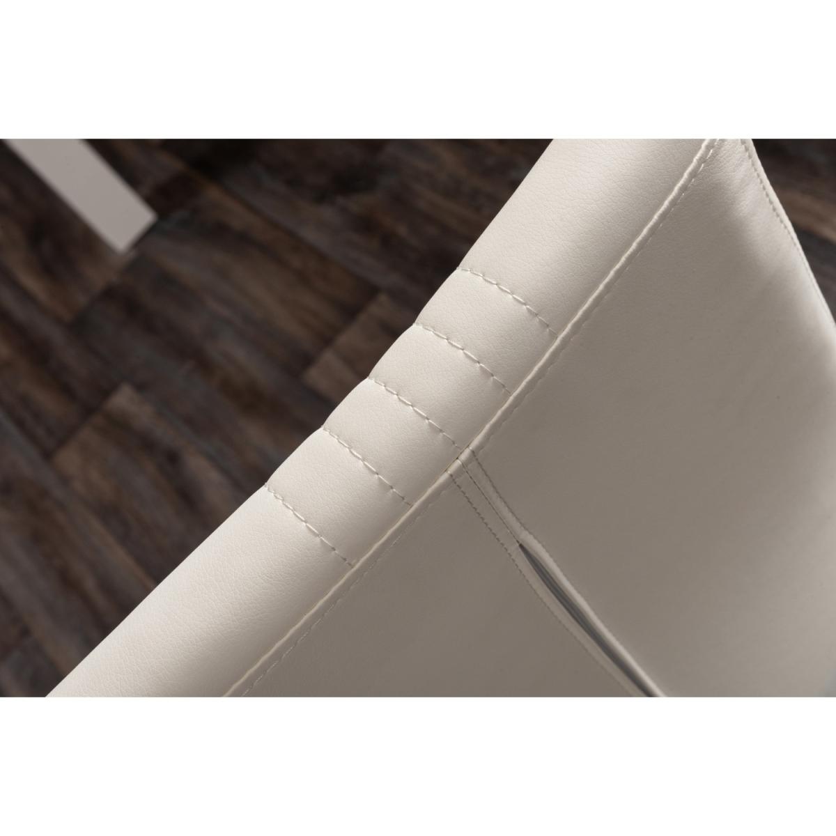 Giovani High Gloss  Glass Large Round Dining Table  4 Willow Dining Chairs Set - White – image 12