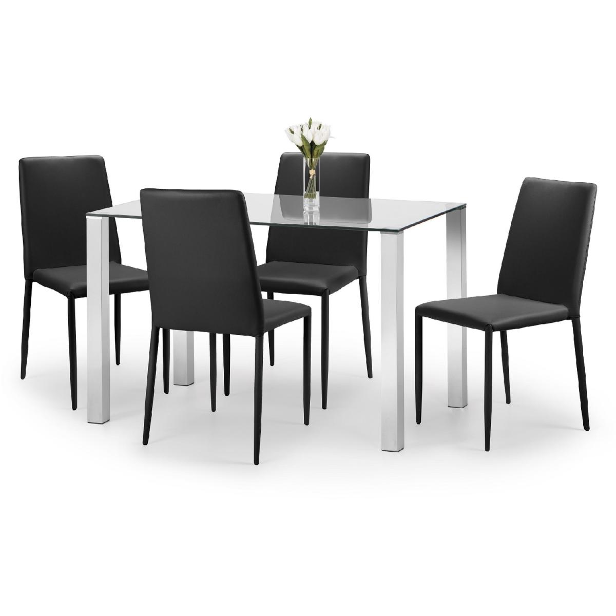 Enzo Dining Table and Jazz Chairs Set - White – image 3