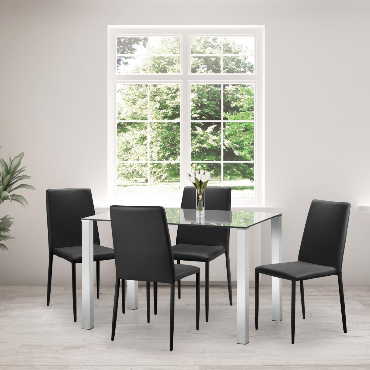 Enzo Dining Table and Jazz Chairs Set - White – image 5