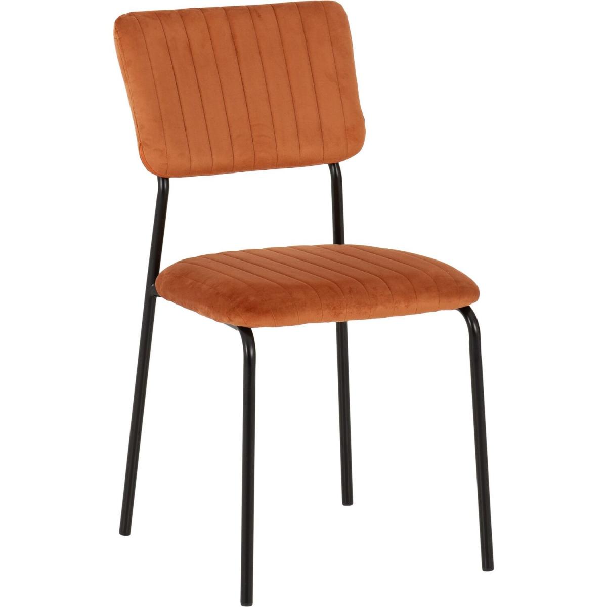 Sheldon Round Wooden Table Dining Set - Burnt Orange Velvet – image 6