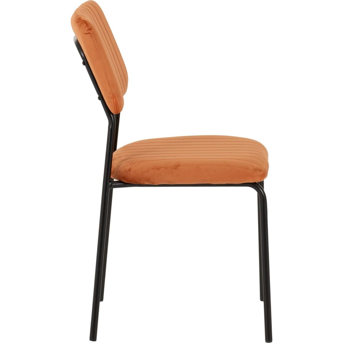 Sheldon Round Wooden Table Dining Set - Burnt Orange Velvet – image 7