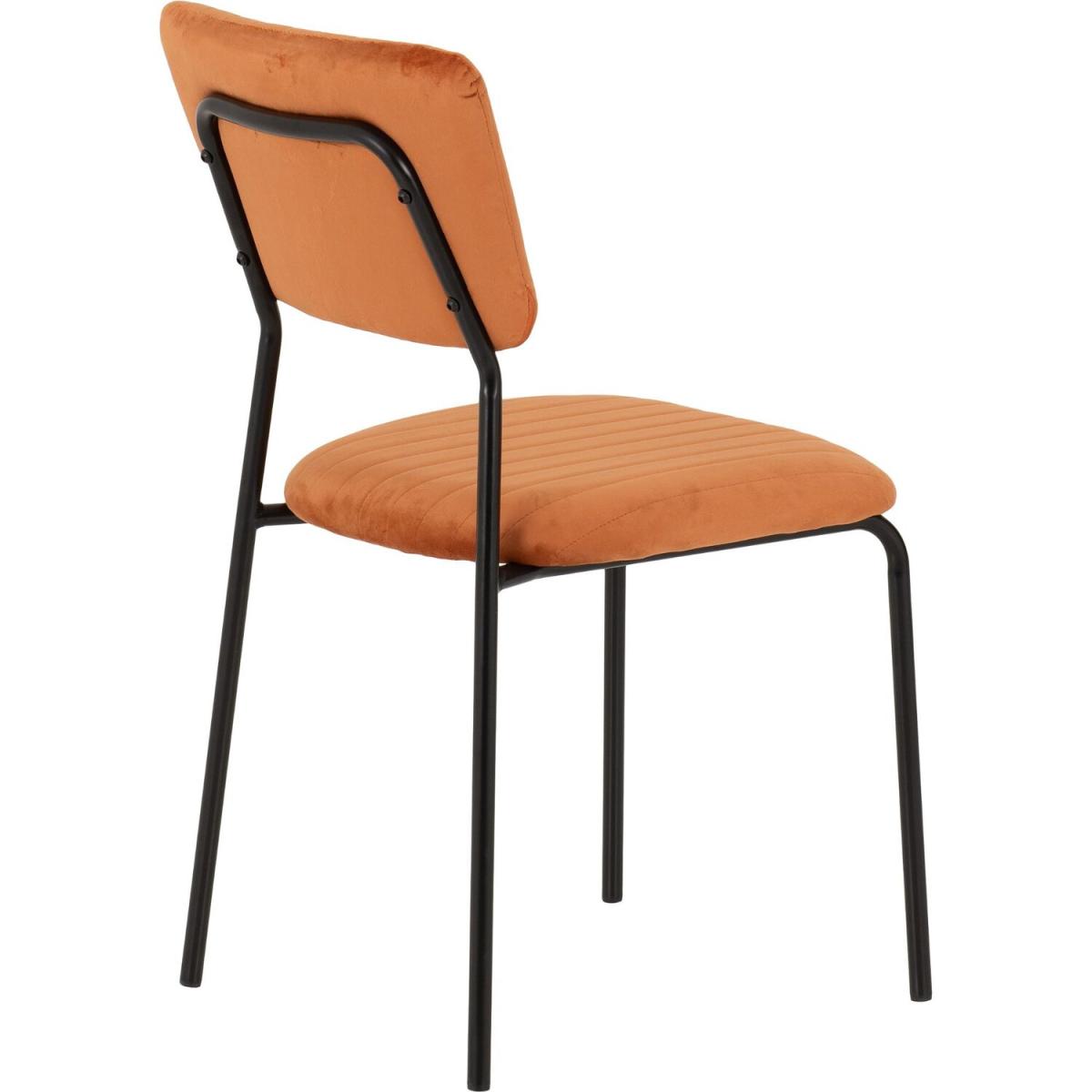 Sheldon Round Wooden Table Dining Set - Burnt Orange Velvet – image 8