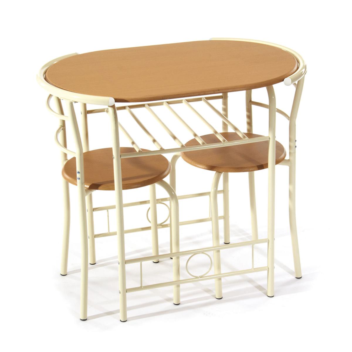 Compact Dining Set - Grey/Black – image 2