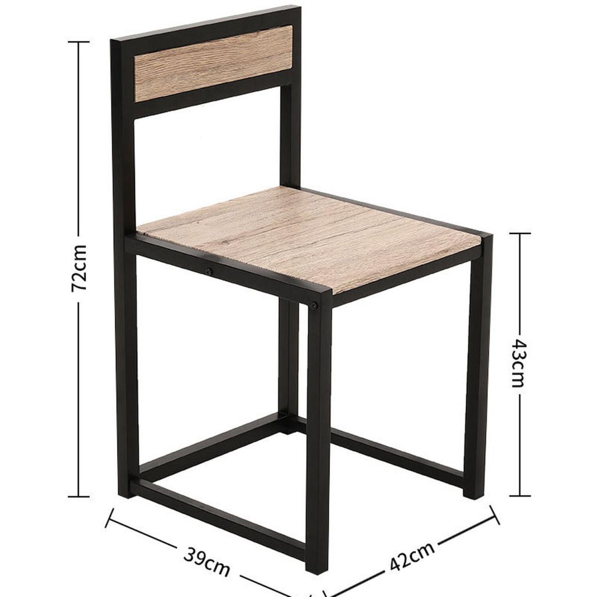 Modern Dining  Coffee Side Table With 2 Chair Set  Leg Living Room - Yellow – image 5