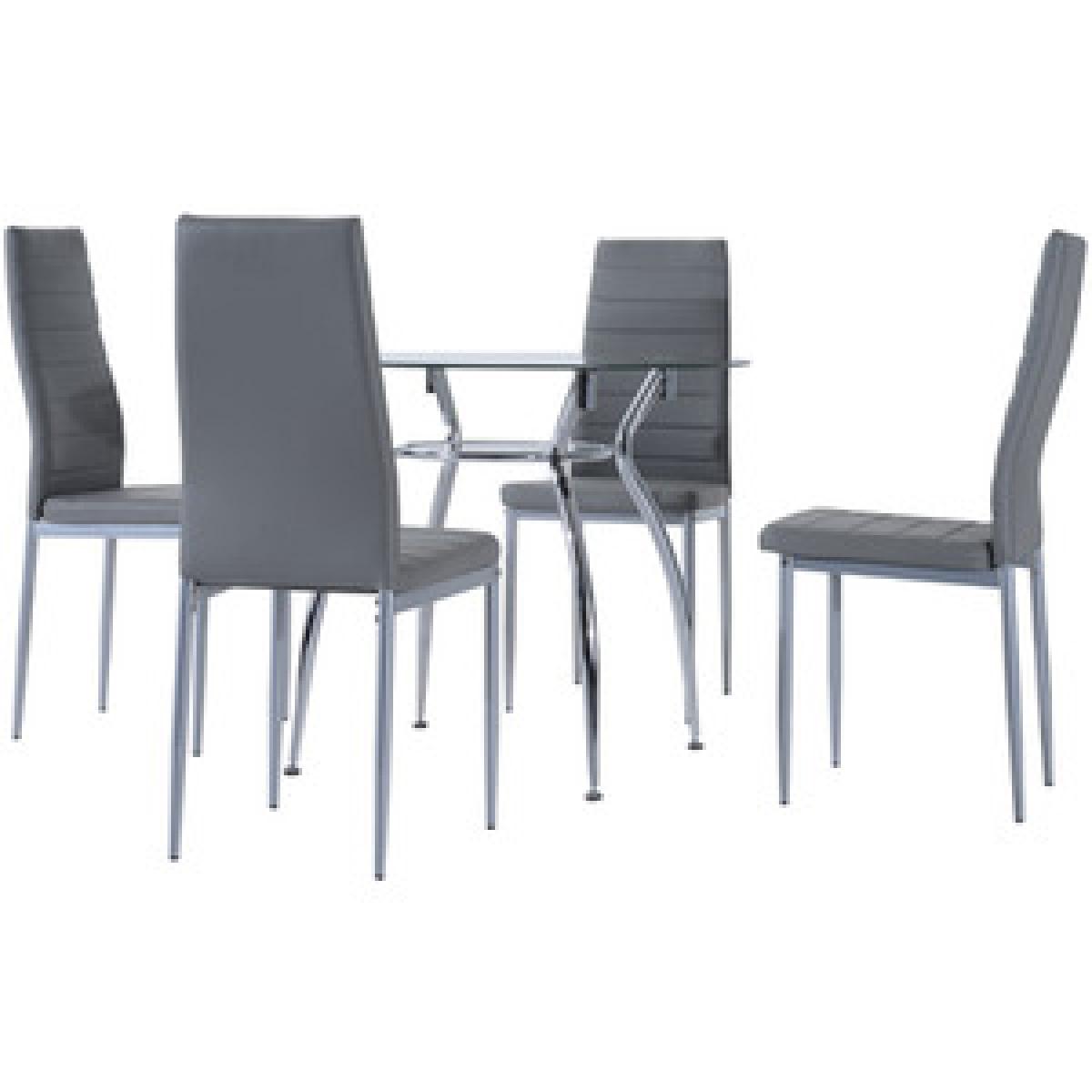 5pcs Dining Room Set  - Grey – image 11