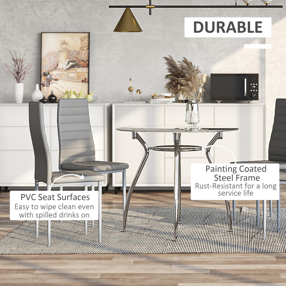 5pcs Dining Room Set  - Grey – image 5