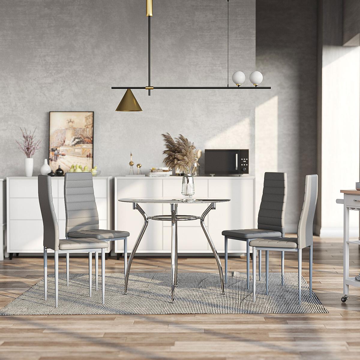 5pcs Dining Room Set  - Grey – image 8