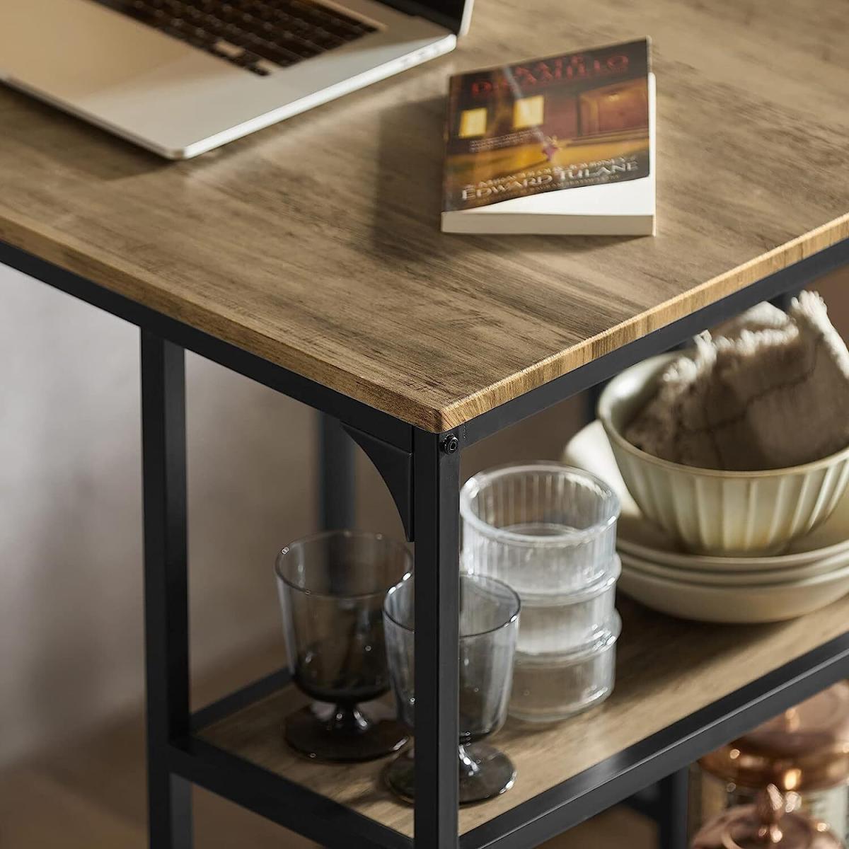 Bar Set-1 Bar Table and 2 Stools - Neutral – image 3