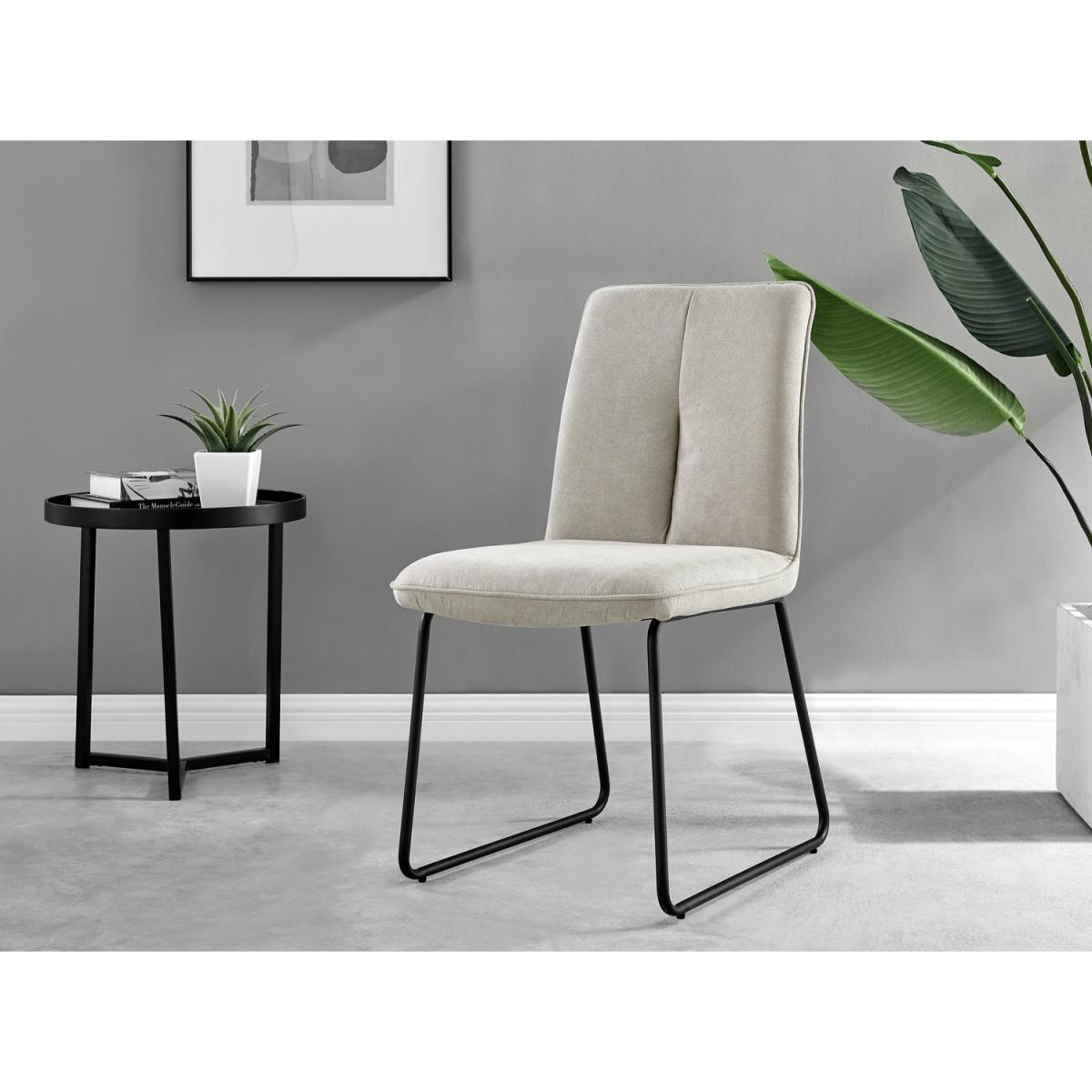 Anders Honey Solid Wood Dining Table  6 Halle Chairs - Taupe – image 14