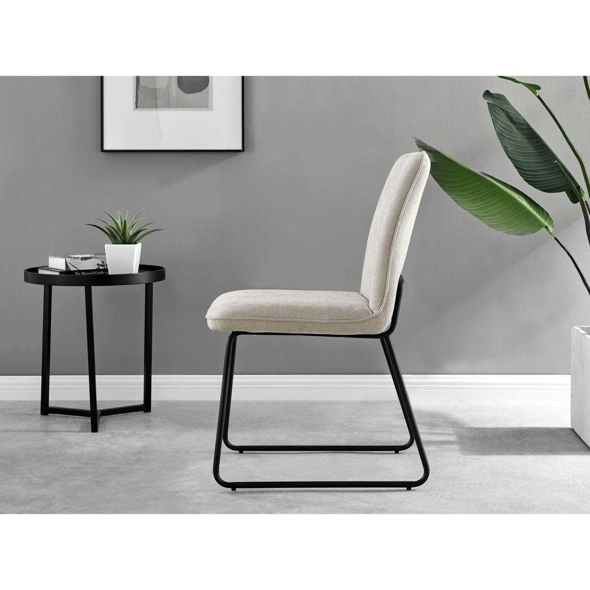Anders Honey Solid Wood Dining Table  6 Halle Chairs - Taupe – image 16