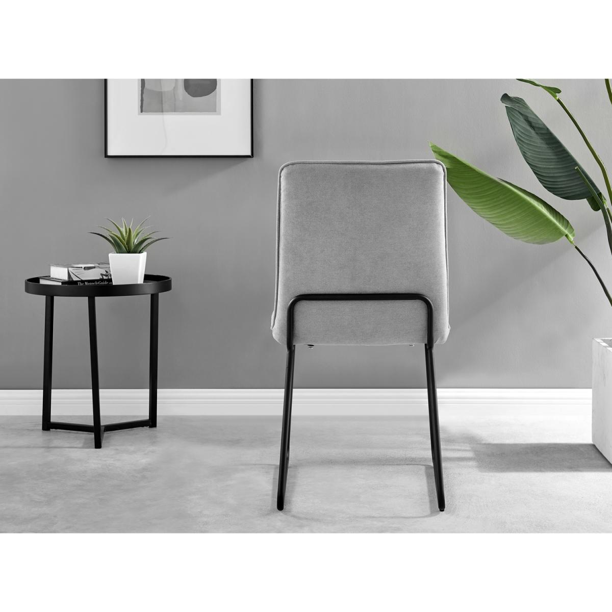 Anders Honey Solid Wood Dining Table  6 Halle Chairs - Taupe – image 25