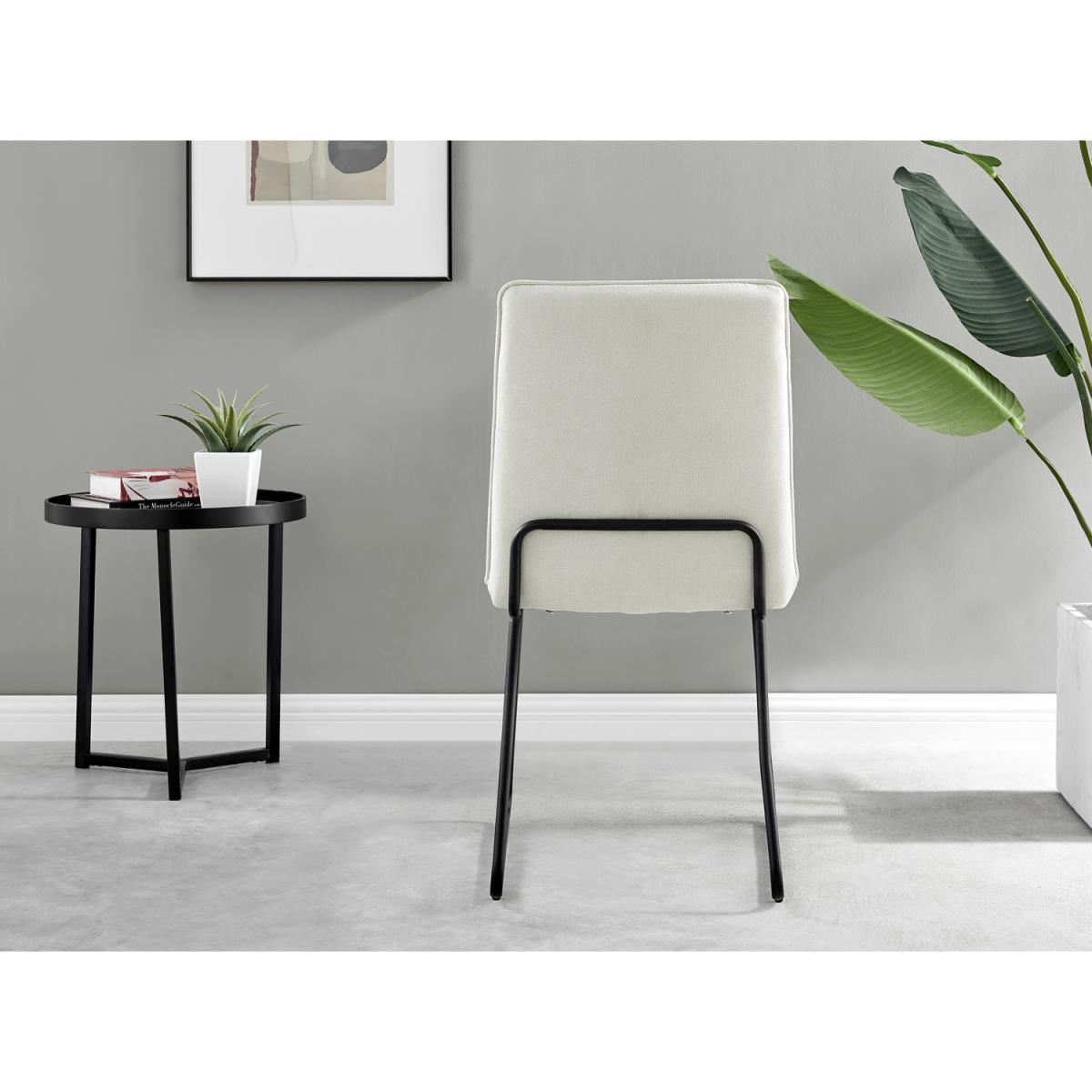 Anders Honey Solid Wood Dining Table  6 Halle Chairs - Taupe – image 9