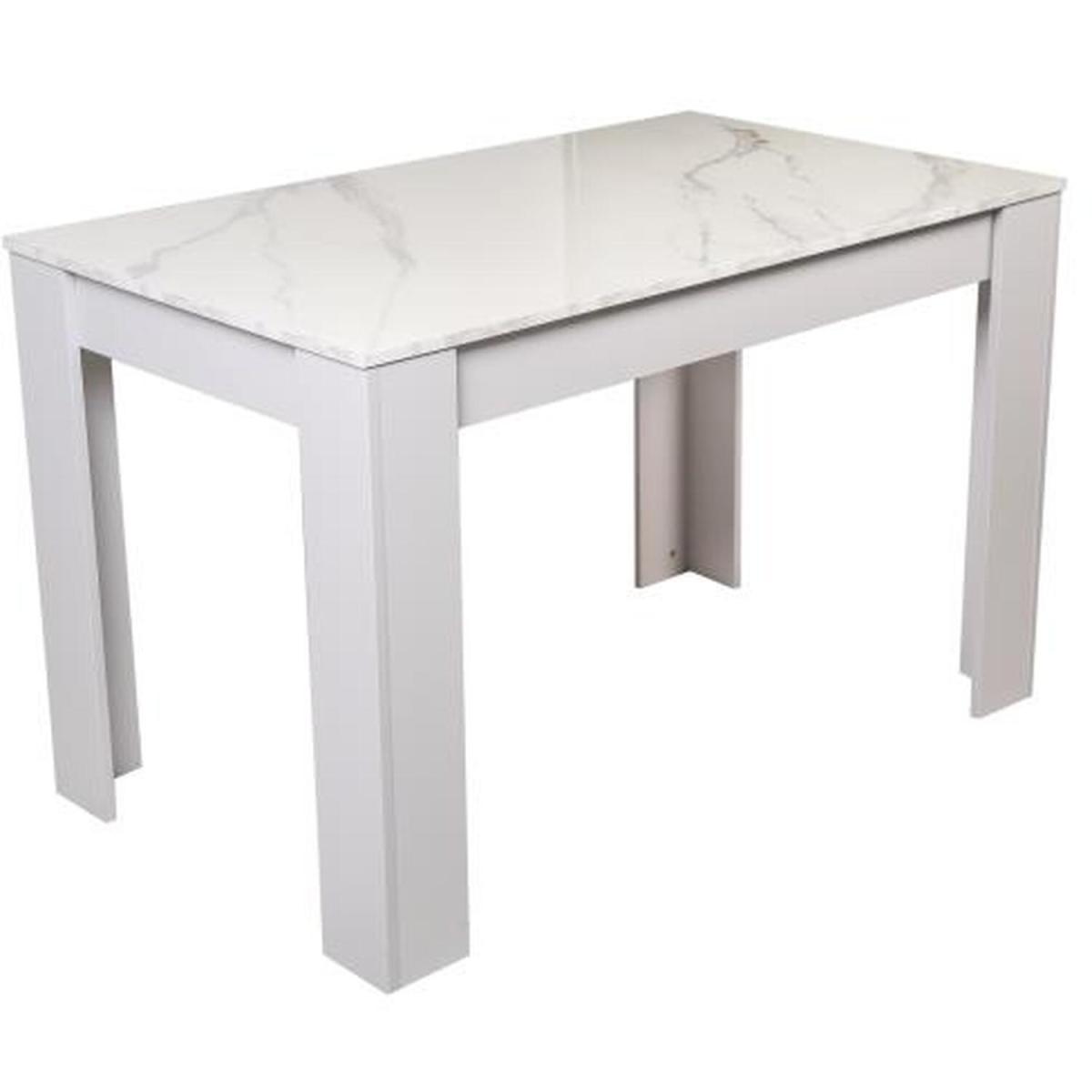 Kosy Koala Marble Effect Dining Table and 2 Benches Set - Marble Effect – image 7