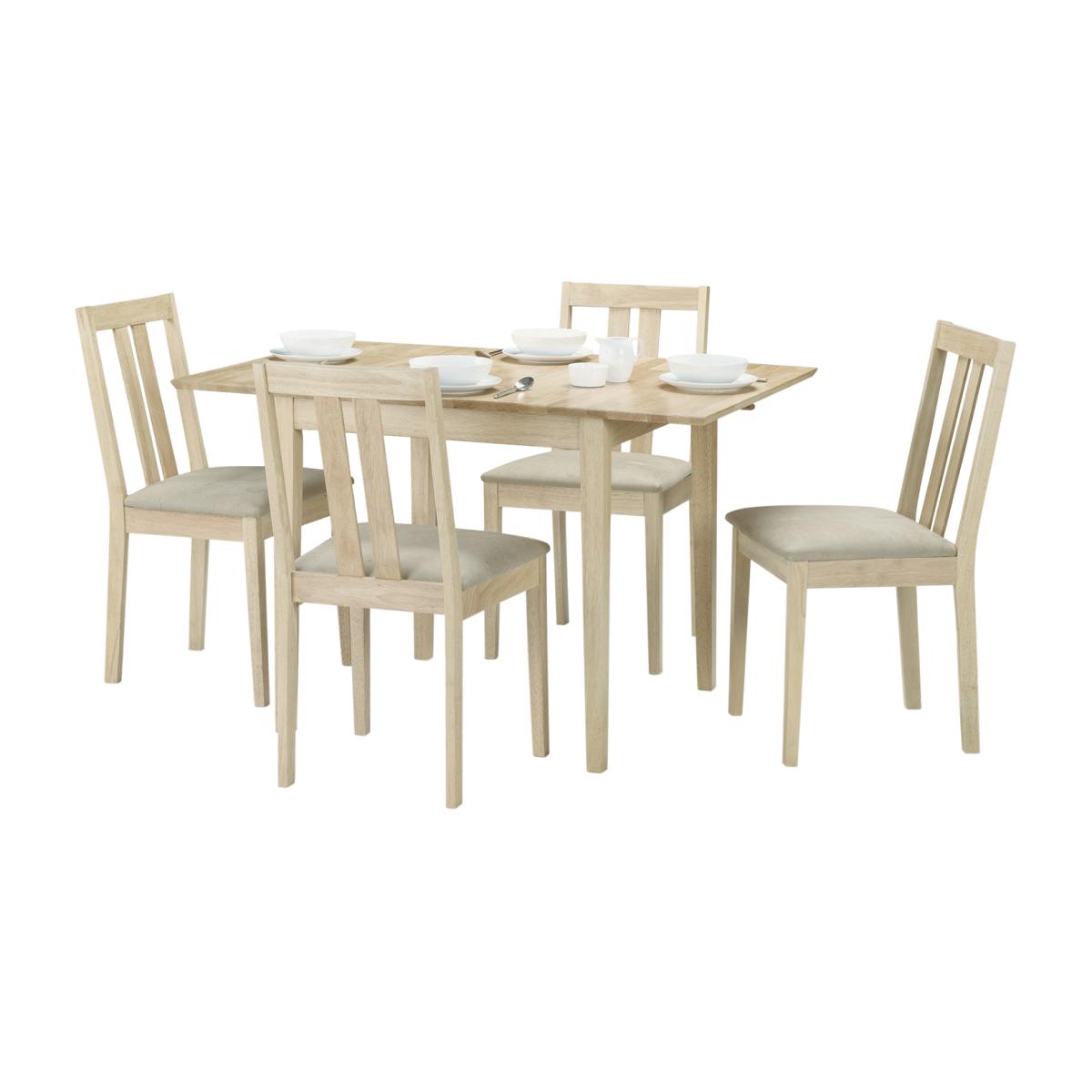 Rufford Table Chairs Set - Brown – image 1