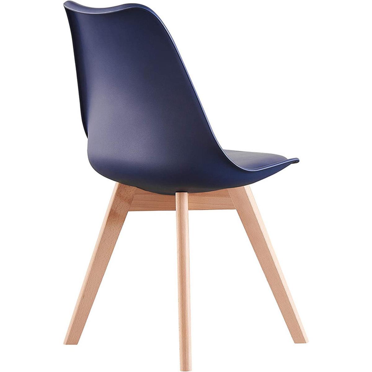 Lorenzo Dining Set with a Halo Table and 4 Dining Chairs - Blue – image 4