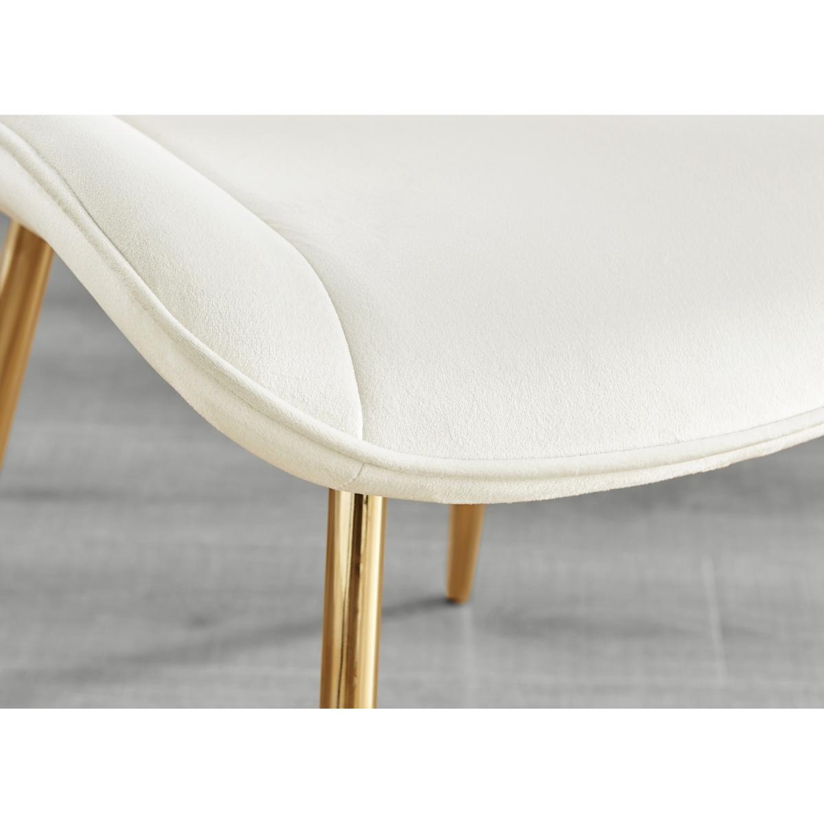 Sorrento 4-Person White Dining Table with 4 Pesaro Gold Leg Chairs - Navy – image 18