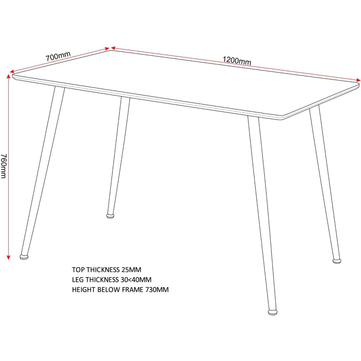 Barley Dining Set - Oak Veneer and Grey Fabric – image 8