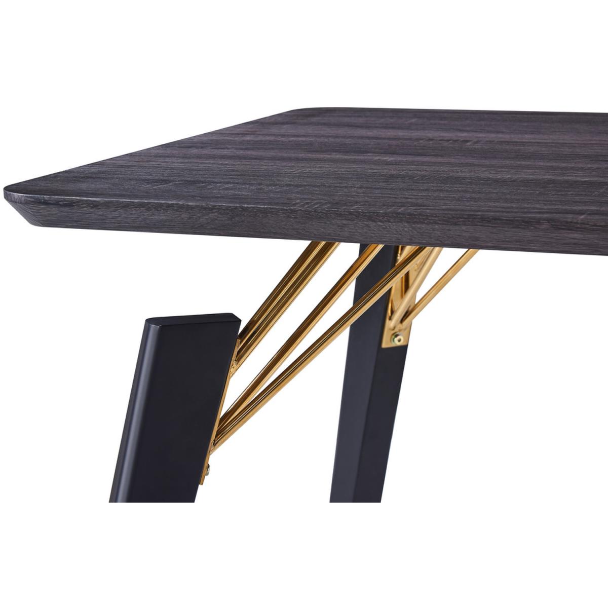Camden Cosmo LUX Dining Set Includes a Table and Chairs Set of 4 - Black – image 2
