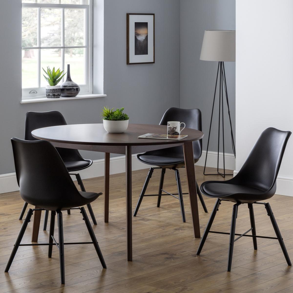 Farringdon Table and Kari Chairs Set - Black – image 2