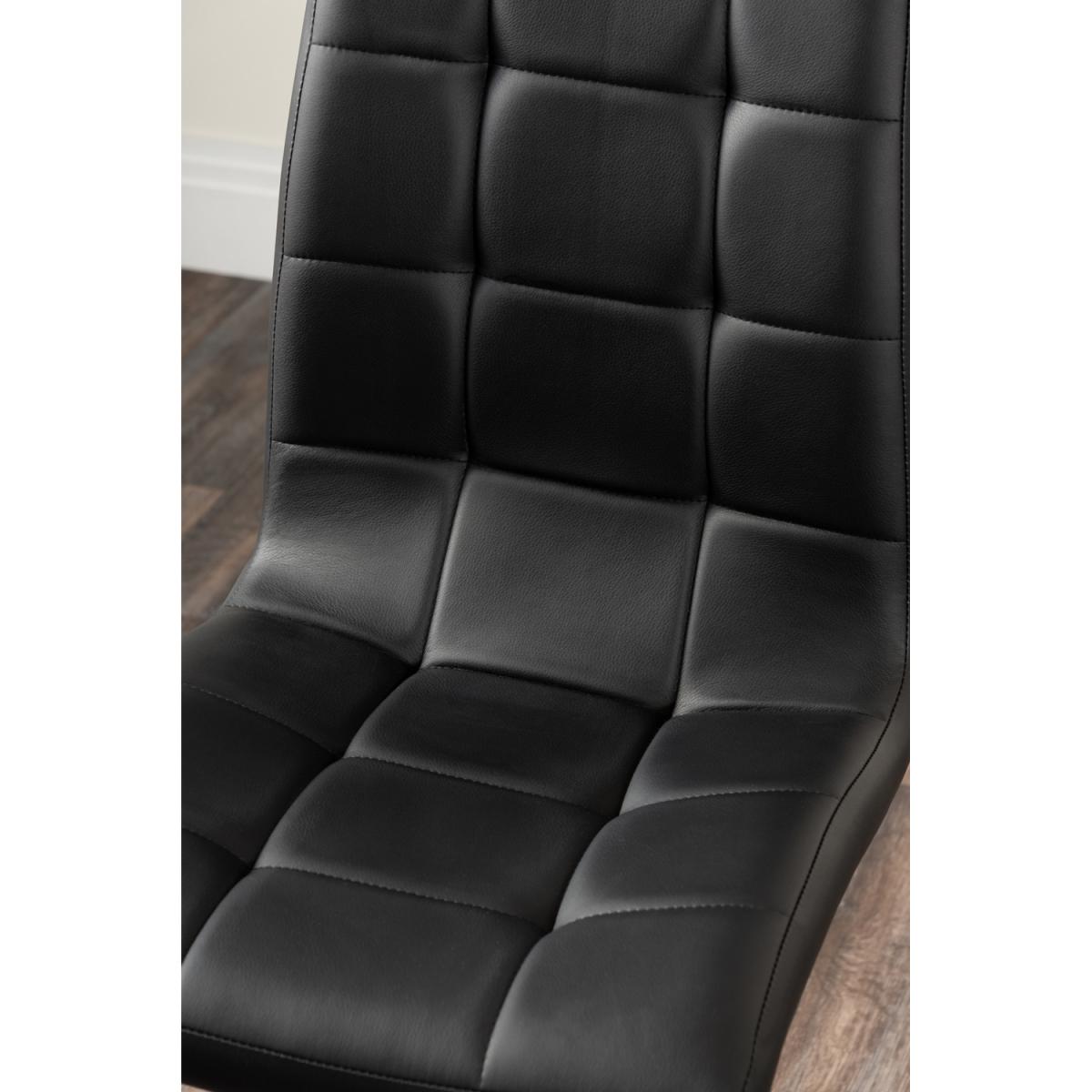 Pivero 6 Black Dining Table and 6 Murano Chairs - White – image 27