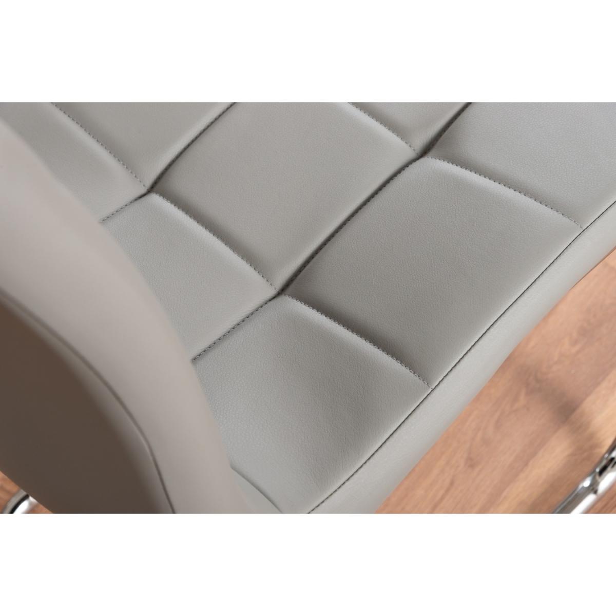 Pivero 6 Black Dining Table and 6 Murano Chairs - White – image 44