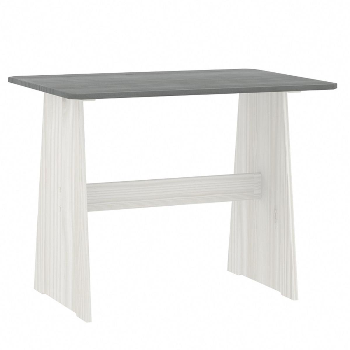 Layla Corner Dining Set with Table and Benches - Grey / Grey Top – image 6