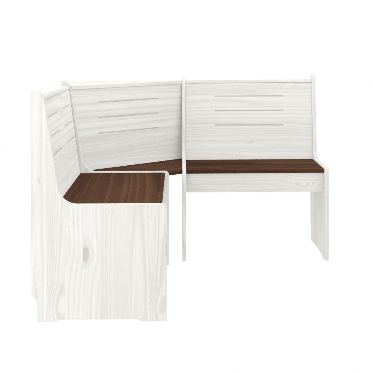 Layla Corner Dining Set with Table and Benches - Grey / Grey Top – image 52