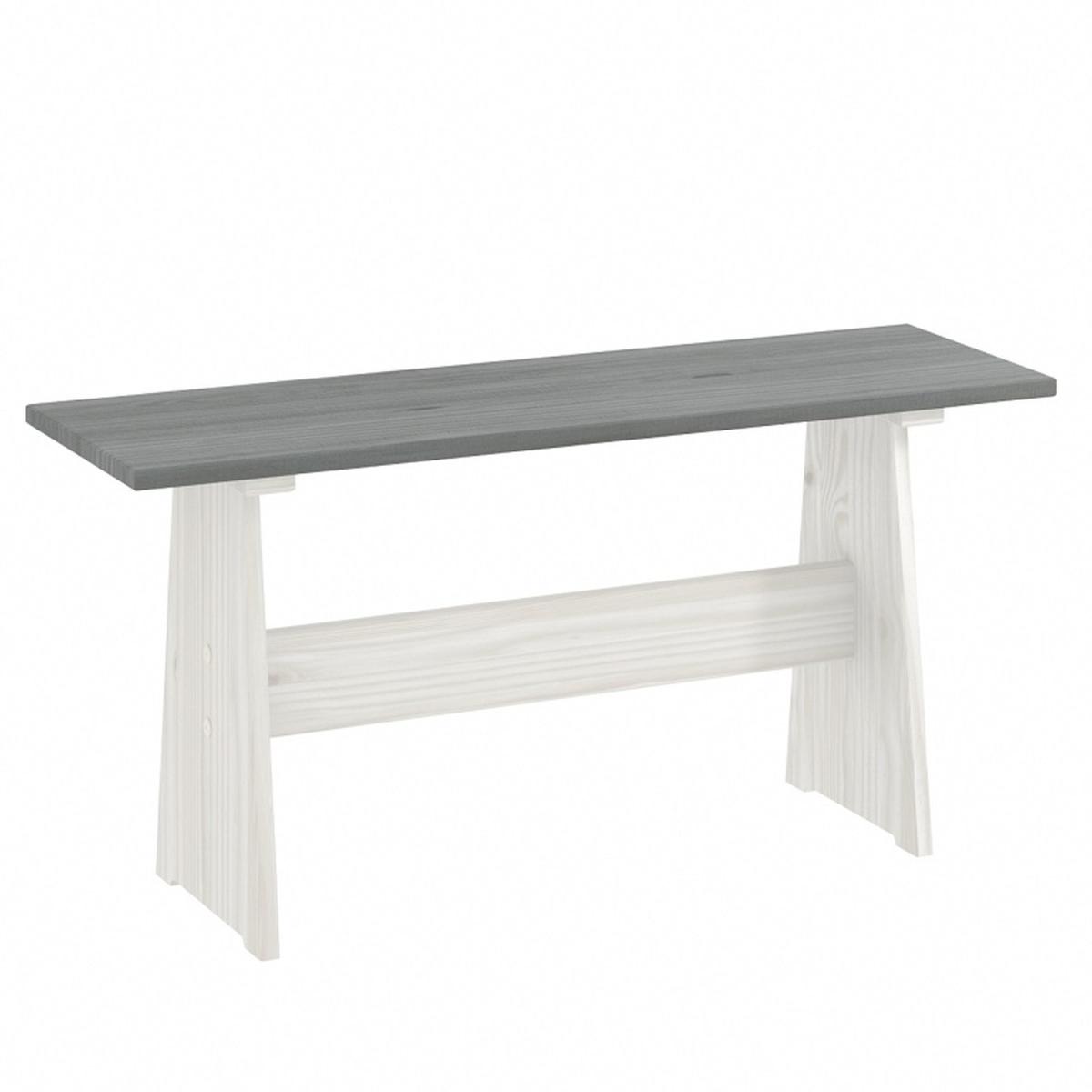 Layla Corner Dining Set with Table and Benches - Grey / Grey Top – image 7