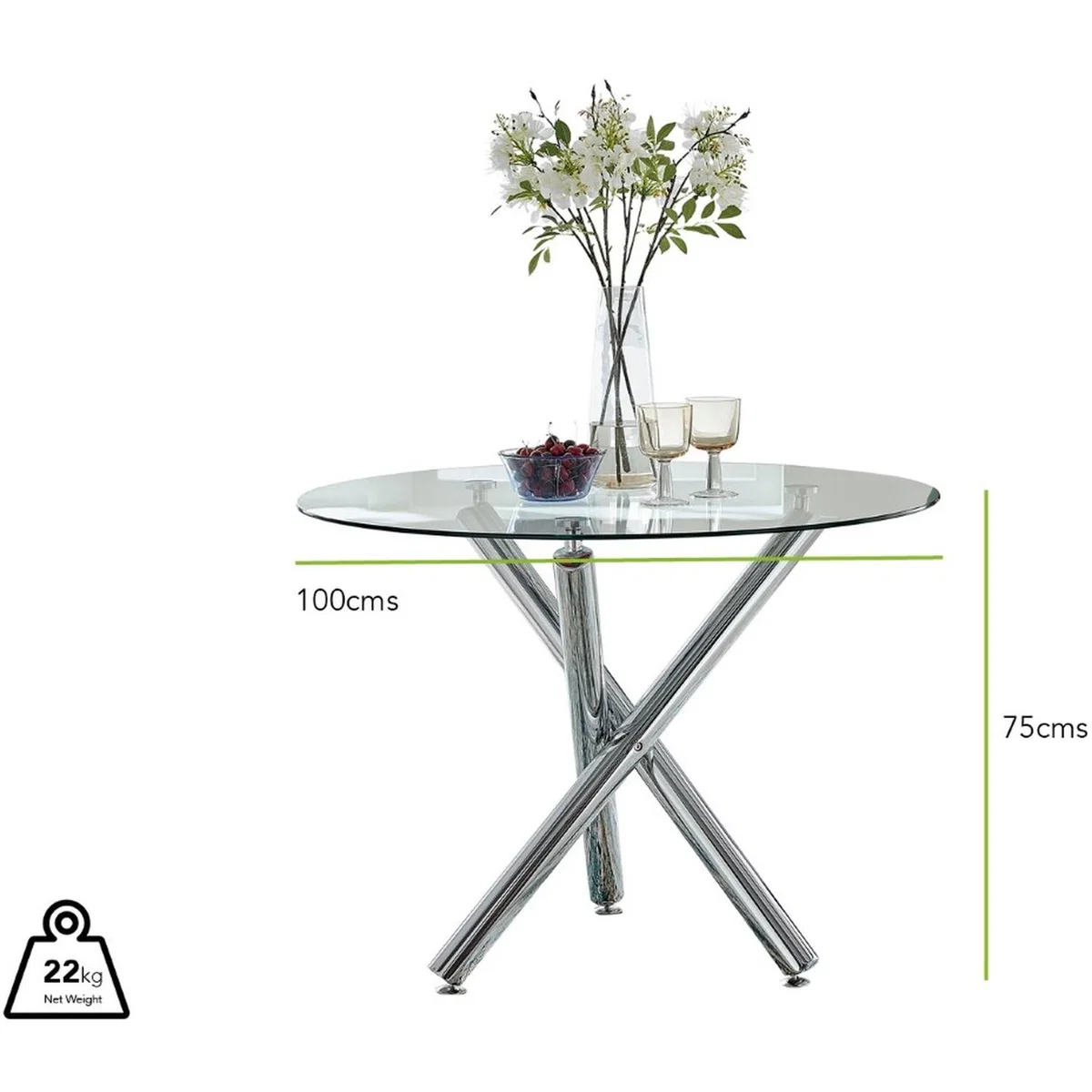 Selina Round Dining Table  2 Lorenzo Chairs - Yellow – image 13
