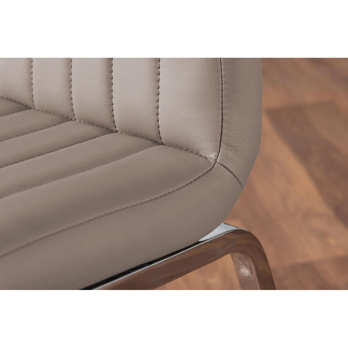 Kylo Brown Wood Effect Dining Table  6 Isco Chairs - Cappuccino – image 11