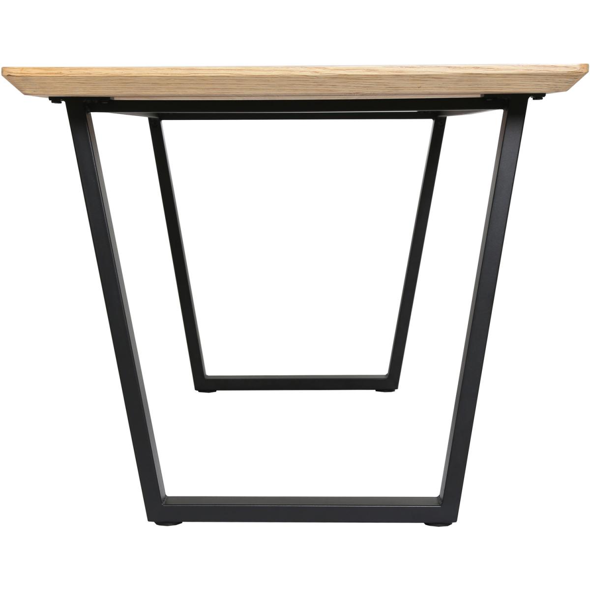 Oak Table with 4 Thetis Boucle Chairs - Boucle Beige – image 7