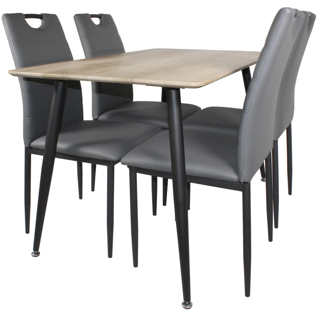 Uver Dining Set - Light Brown – image 7