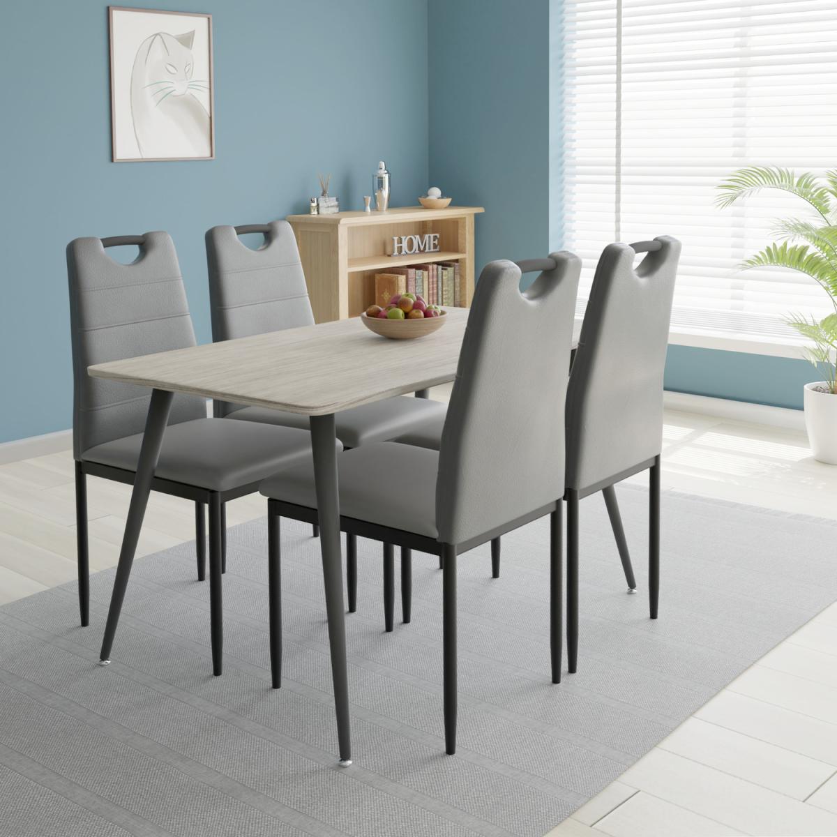Uver Dining Set - Light Brown – image 1