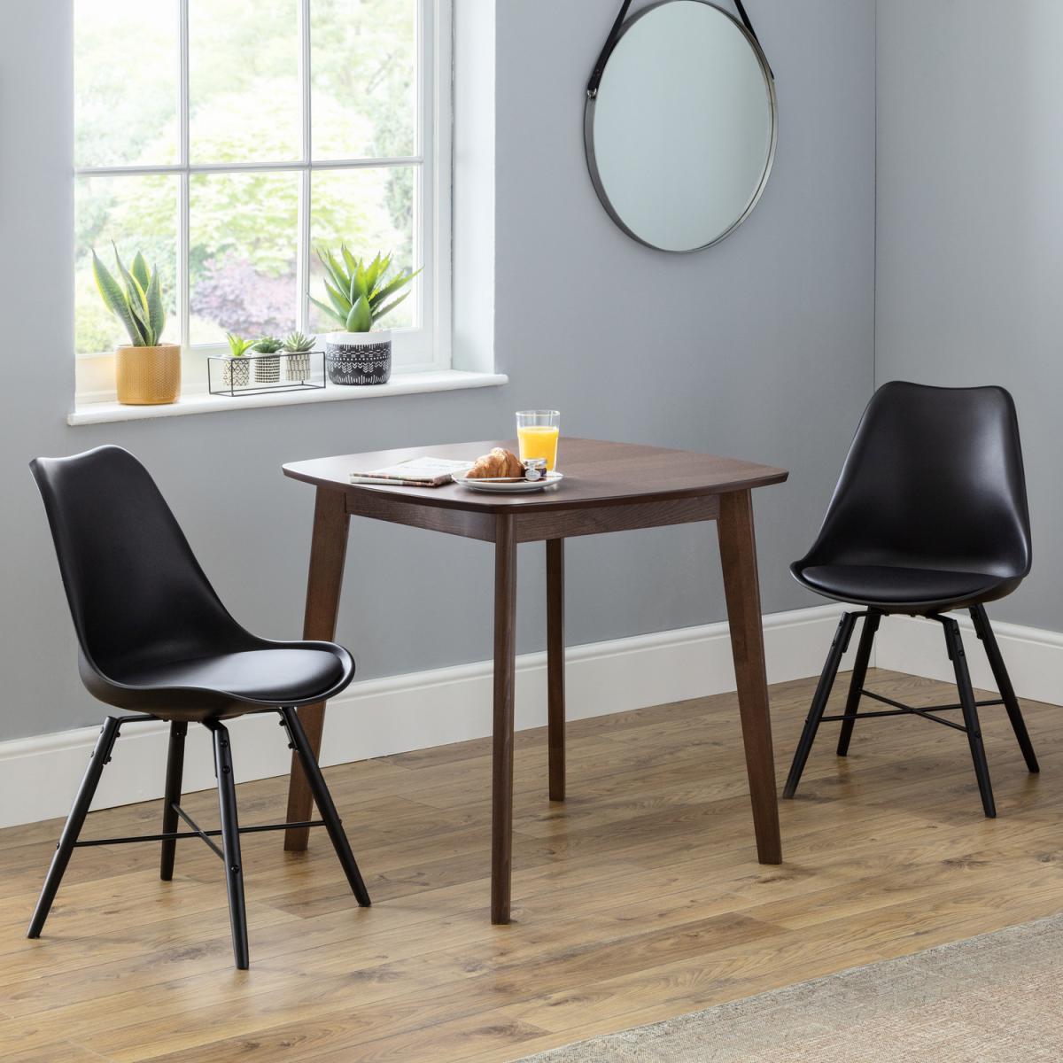 Lennox Square Table and Kari Chairs Set - Black – image 4