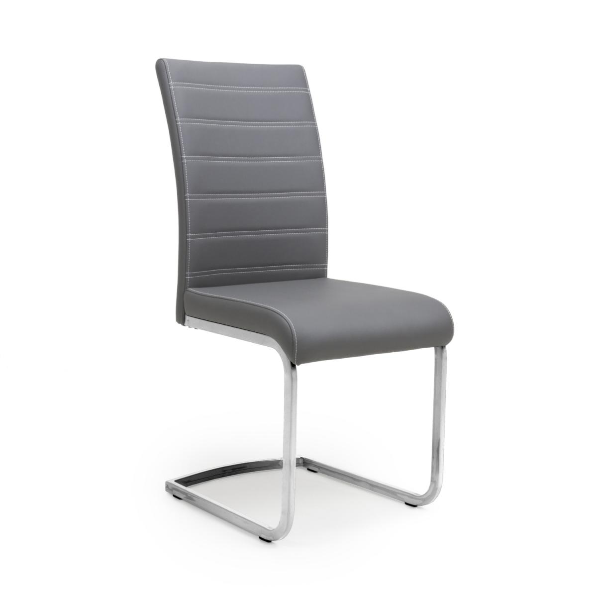 Neptune Large Table and 6 Callisto Dining Chairset - Grey – image 5